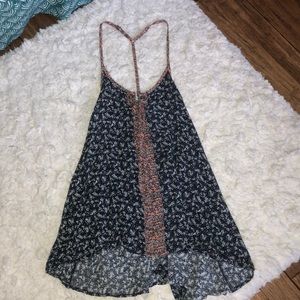 Hem & Thread Beachy Floral Tank Top